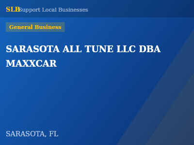 SARASOTA ALL TUNE LLC DBA MAXXCAR — General Business in SARASOTA, FL