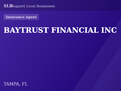BAYTRUST FINANCIAL INC — Insurance Agent in TAMPA, FL