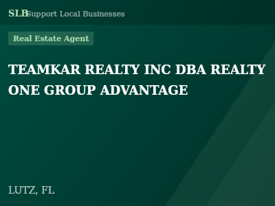 TEAMKAR REALTY INC DBA REALTY ONE GROUP ADVANTAGE — Real Estate Agent in LUTZ, FL