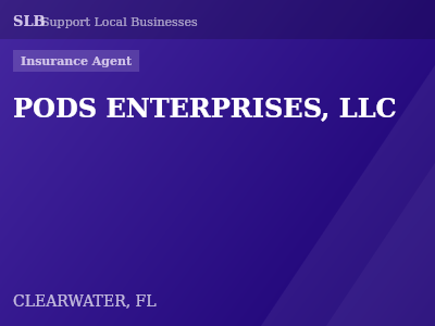 PODS ENTERPRISES, LLC — Insurance Agent in CLEARWATER, FL
