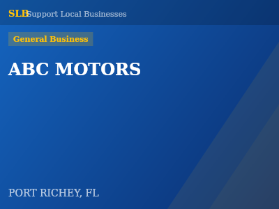 ABC MOTORS — General Business in PORT RICHEY, FL