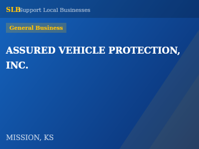 ASSURED VEHICLE PROTECTION, INC. — General Business in MISSION, KS