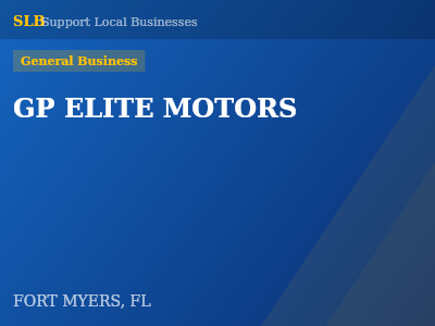 GP ELITE MOTORS — General Business in FORT MYERS, FL