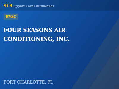 FOUR SEASONS AIR CONDITIONING, INC. — HVAC in PORT CHARLOTTE, FL