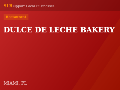 DULCE DE LECHE BAKERY — Restaurant in MIAMI, FL