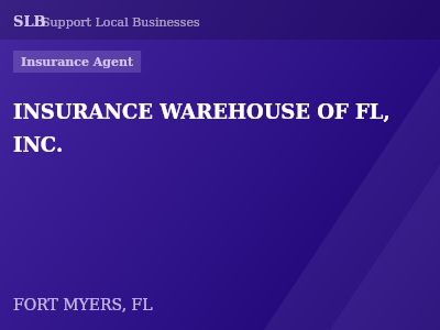 INSURANCE WAREHOUSE OF FL, INC. — Insurance Agent in FORT MYERS, FL