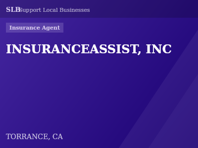INSURANCEASSIST, INC — Insurance Agent in TORRANCE, CA