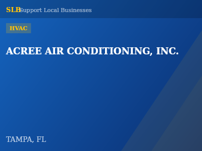 ACREE AIR CONDITIONING, INC. — HVAC in TAMPA, FL