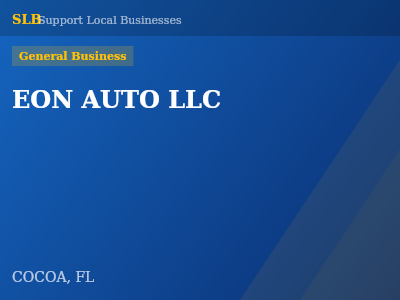 EON AUTO LLC — General Business in COCOA, FL