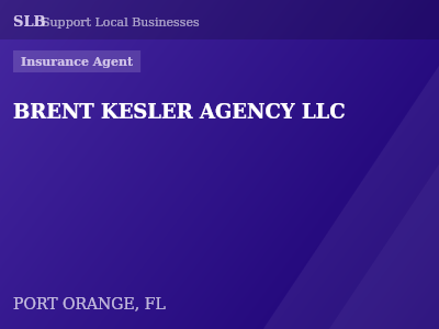 BRENT KESLER AGENCY LLC — Insurance Agent in PORT ORANGE, FL