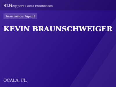 KEVIN BRAUNSCHWEIGER — Insurance Agent in OCALA, FL