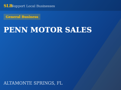 PENN MOTOR SALES — General Business in ALTAMONTE SPRINGS, FL