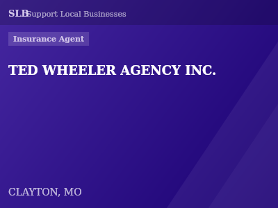 TED WHEELER AGENCY INC. — Insurance Agent in CLAYTON, MO
