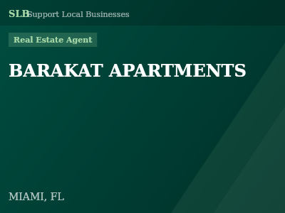 BARAKAT APARTMENTS — Real Estate Agent in MIAMI, FL