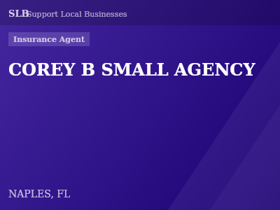 COREY B SMALL AGENCY — Insurance Agent in NAPLES, FL