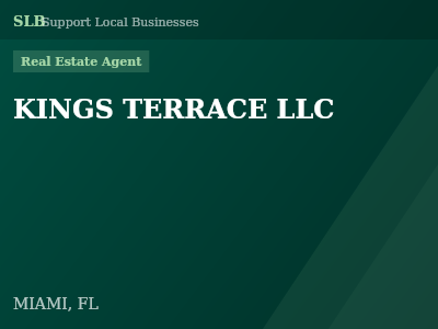 KINGS TERRACE LLC — Real Estate Agent in MIAMI, FL