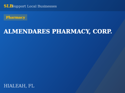 ALMENDARES PHARMACY, CORP. — Pharmacy in HIALEAH, FL