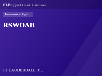 RSWOAB — Insurance Agent in FT LAUDERDALE, FL