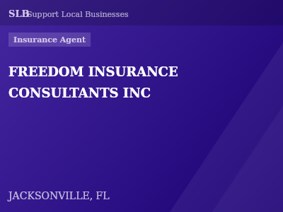 FREEDOM INSURANCE CONSULTANTS INC — Insurance Agent in JACKSONVILLE, FL