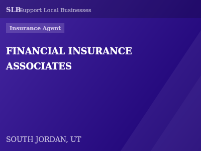 FINANCIAL INSURANCE ASSOCIATES — Insurance Agent in SOUTH JORDAN, UT