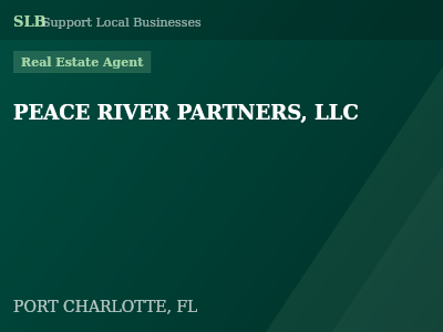 PEACE RIVER PARTNERS, LLC — Real Estate Agent in PORT CHARLOTTE, FL