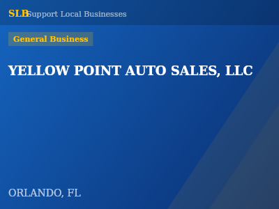 YELLOW POINT AUTO SALES, LLC — General Business in ORLANDO, FL