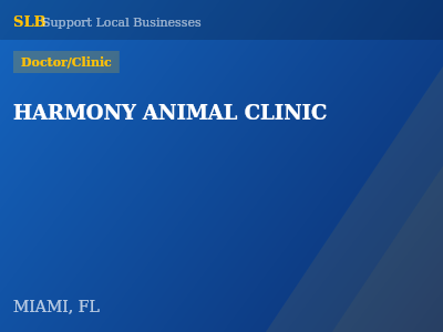HARMONY ANIMAL CLINIC — Doctor/Clinic in MIAMI, FL