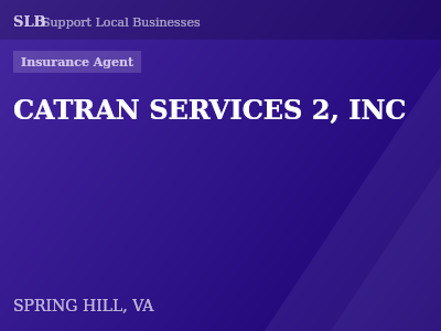 CATRAN SERVICES 2, INC — Insurance Agent in SPRING HILL, VA