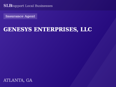 GENESYS ENTERPRISES, LLC — Insurance Agent in ATLANTA, GA