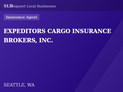 EXPEDITORS CARGO INSURANCE BROKERS, INC. — Insurance Agent in SEATTLE, WA