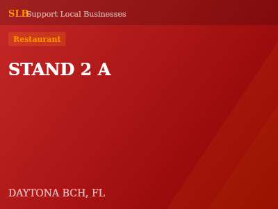 STAND 2 A — Restaurant in DAYTONA BCH, FL