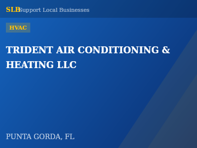TRIDENT AIR CONDITIONING & HEATING LLC — HVAC in PUNTA GORDA, FL