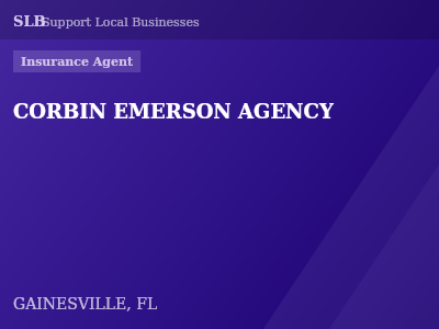 CORBIN EMERSON AGENCY — Insurance Agent in GAINESVILLE, FL