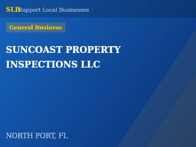 SUNCOAST PROPERTY INSPECTIONS LLC — General Business in NORTH PORT, FL