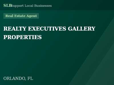 REALTY EXECUTIVES GALLERY PROPERTIES — Real Estate Agent in ORLANDO, FL