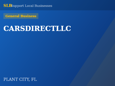 CARSDIRECTLLC — General Business in PLANT CITY, FL