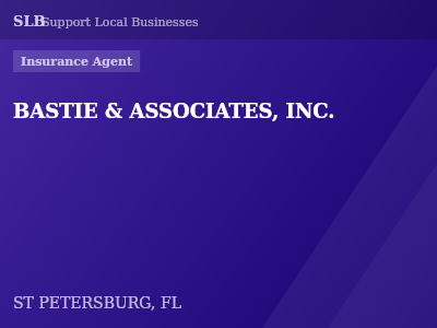 BASTIE & ASSOCIATES, INC. — Insurance Agent in ST PETERSBURG, FL