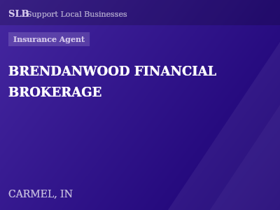 BRENDANWOOD FINANCIAL BROKERAGE — Insurance Agent in CARMEL, IN