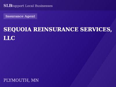SEQUOIA REINSURANCE SERVICES, LLC — Insurance Agent in PLYMOUTH, MN