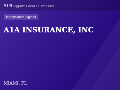 A1A INSURANCE, INC — Insurance Agent in MIAMI, FL