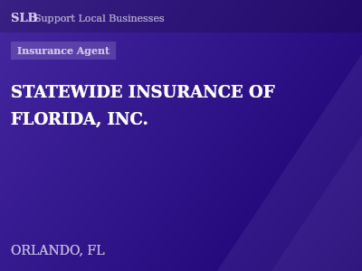 STATEWIDE INSURANCE OF FLORIDA, INC. — Insurance Agent in ORLANDO, FL