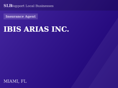 IBIS ARIAS INC. — Insurance Agent in MIAMI, FL