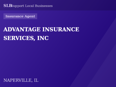 ADVANTAGE INSURANCE SERVICES, INC — Insurance Agent in NAPERVILLE, IL