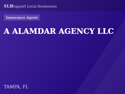 A ALAMDAR AGENCY LLC — Insurance Agent in TAMPA, FL