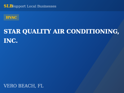 STAR QUALITY AIR CONDITIONING, INC. — HVAC in VERO BEACH, FL
