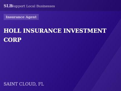 HOLL INSURANCE INVESTMENT CORP — Insurance Agent in SAINT CLOUD, FL