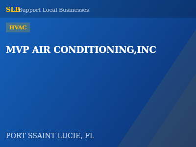 MVP AIR CONDITIONING,INC — HVAC in PORT SSAINT LUCIE, FL