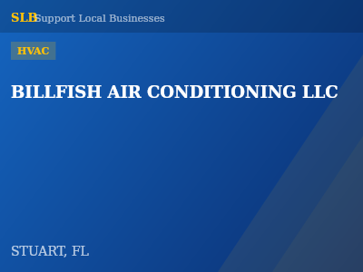 BILLFISH AIR CONDITIONING LLC — HVAC in STUART, FL