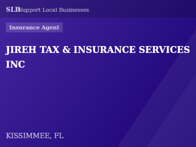JIREH TAX & INSURANCE SERVICES INC — Insurance Agent in KISSIMMEE, FL