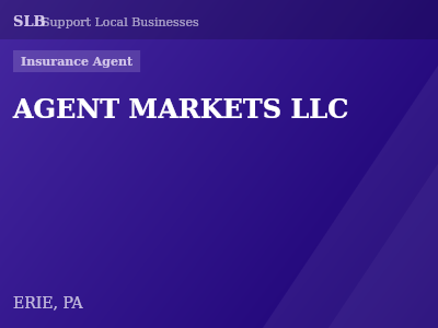 AGENT MARKETS LLC — Insurance Agent in ERIE, PA